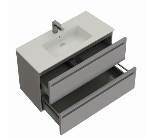 Тумба под раковину Allen Brau Eclipse 80 1.E1002.PGM 2.0 платина матовый