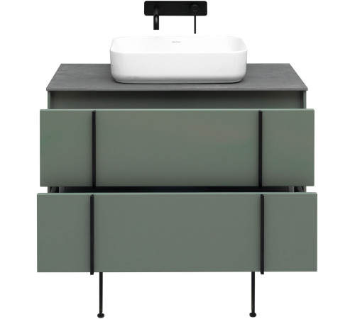 Тумба под раковину Allen Brau Reality 90 1.32006.CGM олива матовый