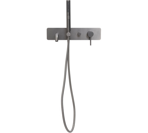 Смеситель для ванны Allen Brau Priority 5.31A05-MG (с внутренней частью) графит браш