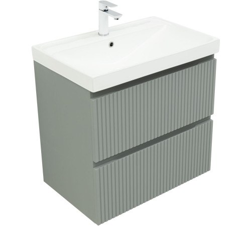 Тумба под раковину Aquanet Джейн (Flat) 70 мисти грин