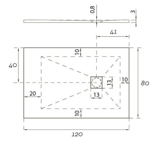 Душевой поддон Aquanet Pleasure 120х80 черный