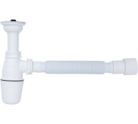 Сифон для раковины Aquanet с выпуском d40/50, белый