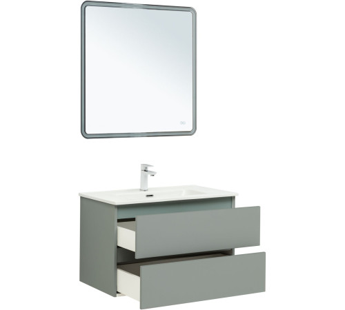Тумба под раковину Aquanet Вега 2.0 80 мисти грин