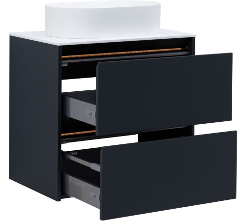 Тумба под раковину Allen Brau Activity 70 1.34003.AM антрацит матовый/черный браш