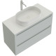Тумба под раковину Allen Brau Fantasy 80 1.11001.PWM 2.0 папирус матовый
