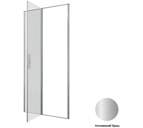 Душевая дверь Allen Brau Priority 100 3.31029.BA серебро браш