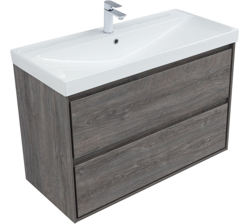 Тумба под раковину Aquanet Милан 100 дуб рошелье