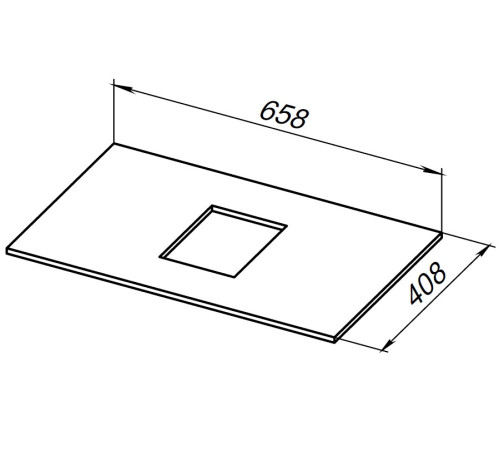 Столешница Allen Brau Priority 70 1.31009.B бежевый
