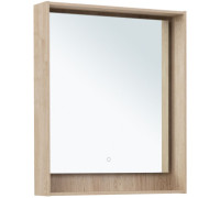 Зеркало Aquanet Милан 70 дуб светлый