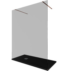 Душевая перегородка Allen Brau Infinity 2 160 3.21060.60.T медь браш