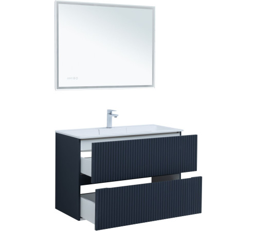 Тумба под раковину Aquanet Джейн 100 маренго