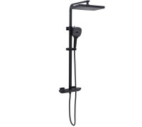 Душевая стойка Allen Brau Infinity 5.21030-31 черный матовый