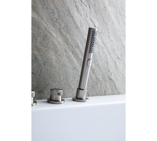 Смеситель на борт ванны Allen Brau Priority 5.31007-BN (с внутренней частью) никель браш