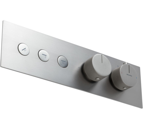 Смеситель для душа Allen Brau Liberty 5.33003-BN (с внутренней частью, 3 выхода) никель браш