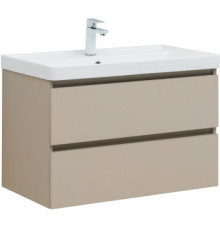 Тумба под раковину Aquanet Вега 2.0 80 бежевый
