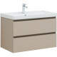 Тумба под раковину Aquanet Вега 2.0 80 бежевый