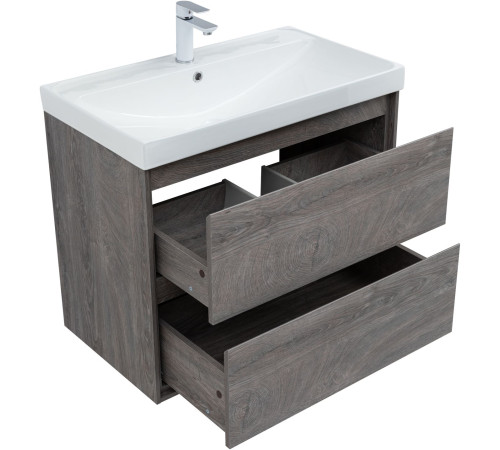 Тумба под раковину Aquanet Милан 80 дуб рошелье