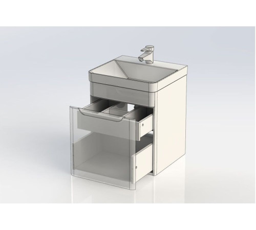 Тумба под раковину Aquanet София 50 белый