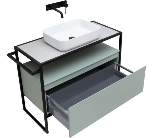 Тумба под раковину Allen Brau Priority 100 1.31003.PWM папирус матовый