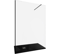 Душевая перегородка Allen Brau Infinity 1 140 3.21027.BBA черный браш