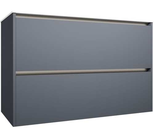 Тумба под раковину Allen Brau Activity 100 1.34014.BGM синий матовый/олива браш