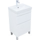 Тумба под раковину Aquanet Слим 50 напольная, белый сатин