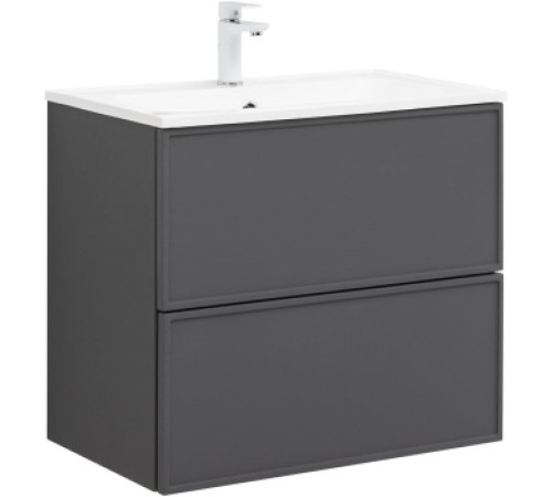 Тумба под раковину Aquanet Арт 75 ясень графит