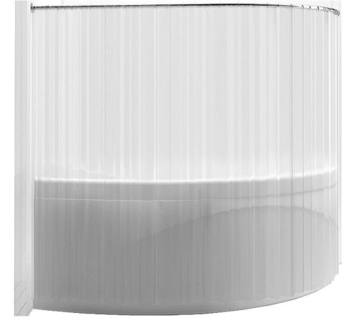 Карниз для ванны Aquanet Graciosa полукруглый 150х90