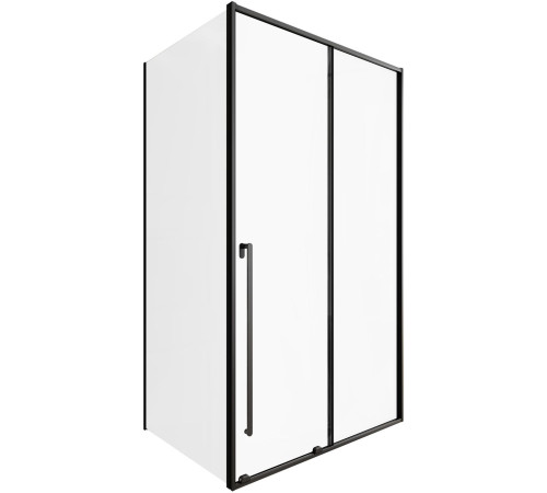 Душевой уголок Allen Brau Fantasy 120x90 3.11006.31 + 3.11013.31 черный матовый