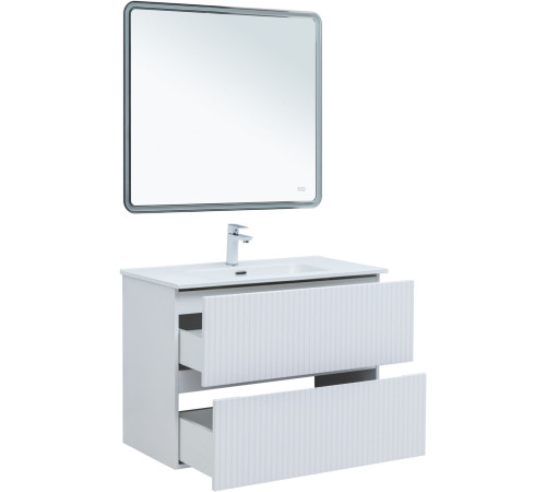 Тумба под раковину Aquanet Джейн 90 белый матовый