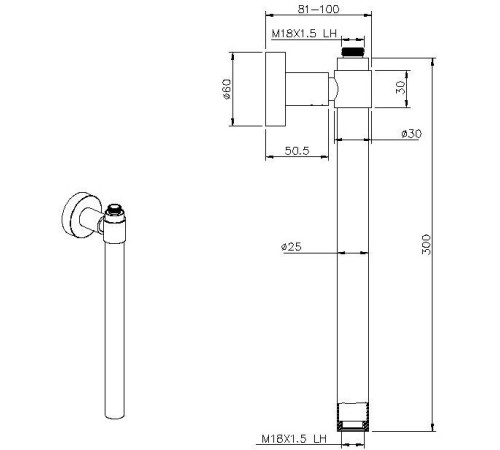 Удлинитель для штанги Allen Brau Priroity/Fantasy хром