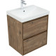 Тумба под раковину Aquanet Милан 60 дуб рустикальный