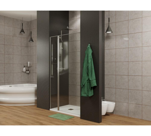 Душевая дверь Allen Brau Priority 100 3.31006.BBA черный браш