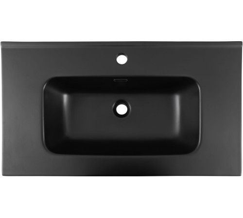 Раковина Aquanet Flat 80 черная матовая