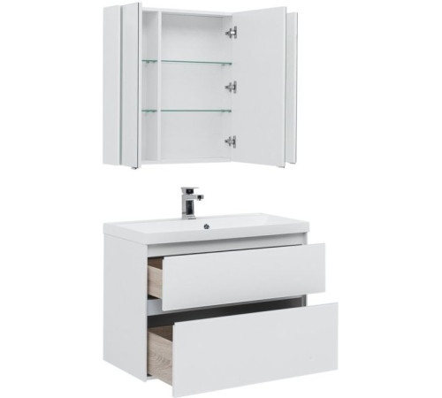 Мебель для ванной Aquanet Гласс 90 белый