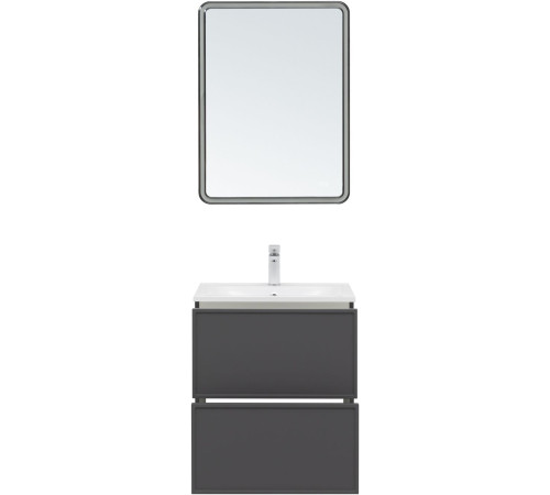 Тумба под раковину Aquanet Арт 60 ясень графит