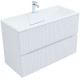 Тумба под раковину Aquanet Джейн 100 белый матовый