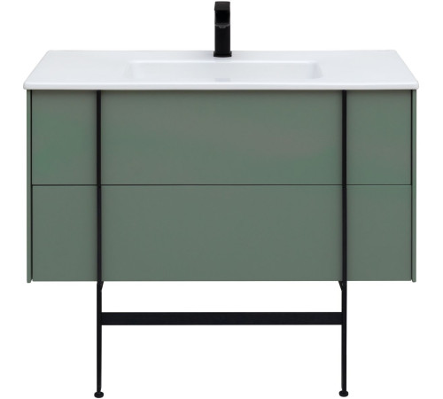 Тумба под раковину Allen Brau Reality 100 1.32007.CGM олива матовый