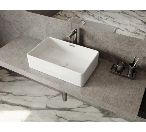 Раковина накладная Allen Brau Fantasy 55 4.11003.20 белый глянец