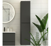 Пенал Aquanet Эмбер 35 черный матовый