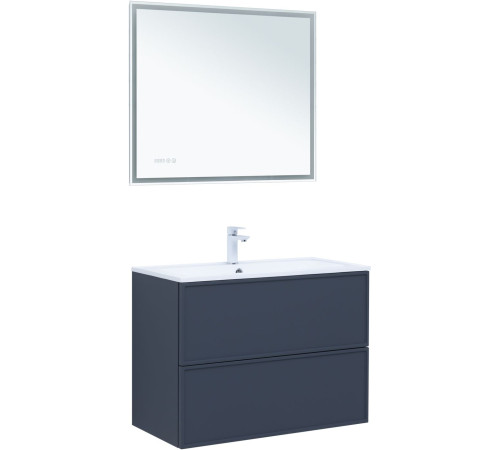 Тумба под раковину Aquanet Арт 90 маренго