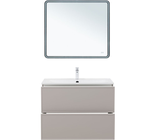 Тумба под раковину Aquanet Арт 90 бежевый