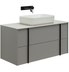 Тумба под раковину Allen Brau Reality 100 1.32007.PGM платина матовый