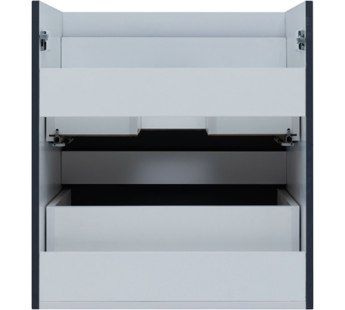 Тумба под раковину Aquanet Практика 60 маренго (2 ящика)