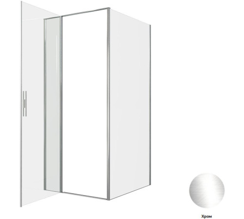 Душевой уголок Allen Brau Priority 90x100 3.31025.00 + 3.31046.00 хром