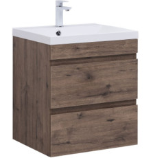 Тумба под раковину Aquanet Нота New 60 дуб веллингтон табак