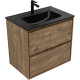 Тумба под раковину Aquanet Милан 70 дуб рустикальный