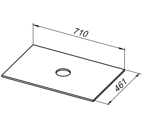 Столешница Allen Brau Reality 70 1.32022.DG-S пепел структ