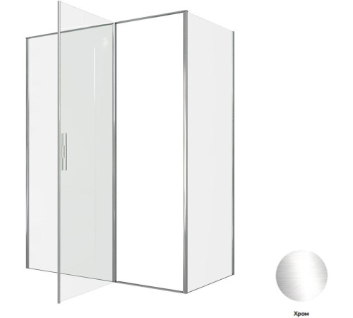 Душевой уголок Allen Brau Priority 160x80 3.31037.00 + 3.31040.00 хром