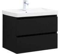 Тумба под раковину Aquanet Вега 2.0 70 черный